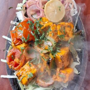 Paneer Tikka Sizzler Platter