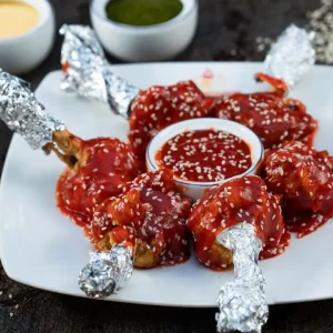 Chicken Honey Lollipops