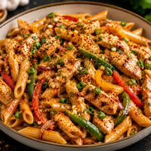 Chilli Garlic Chicken Pasta
