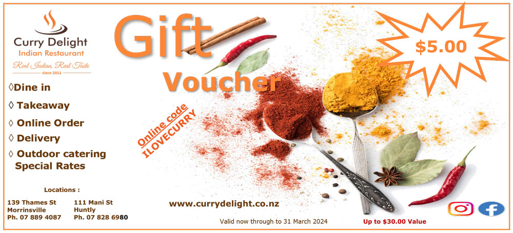 curry delight gift voucher 2024
